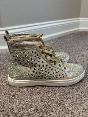 Gold Lady Couture Sneakers